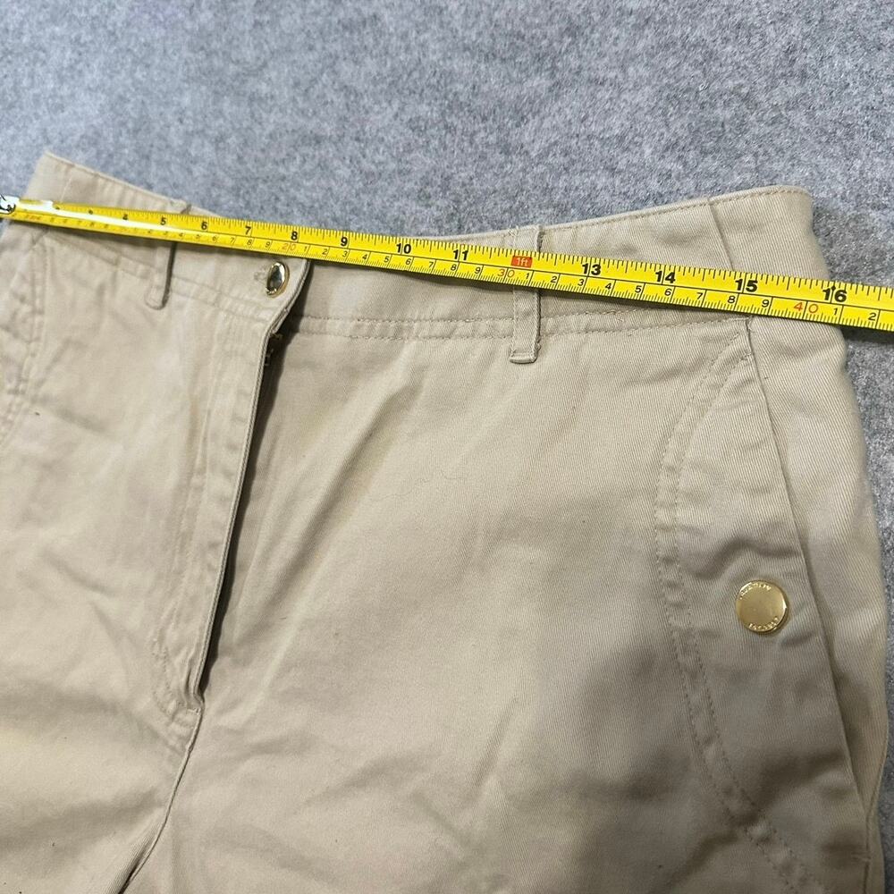 Lauren Ralph Lauren Womens Chino Khaki Shorts Size 10 100% Cotton - Picture 7 of 9